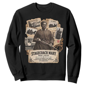 Mail Carrier Mary Fields Vintage Black History Month Sweatshirt