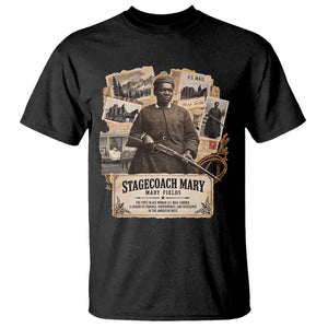 Mail Carrier Mary Fields Vintage Black History Month T Shirt