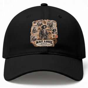 Nat Love Black Cowboy History Baseball Cap Vintage Western Rodeo Frontier Scout