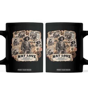 Nat Love Black Cowboy History Coffee Mug Vintage Western Rodeo Frontier Scout