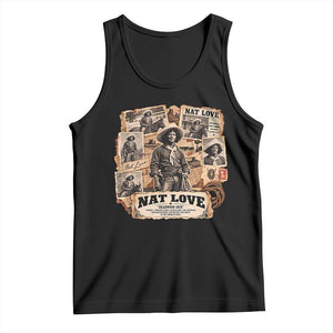 Nat Love Black Cowboy History Tank Top Vintage Western Rodeo Frontier Scout