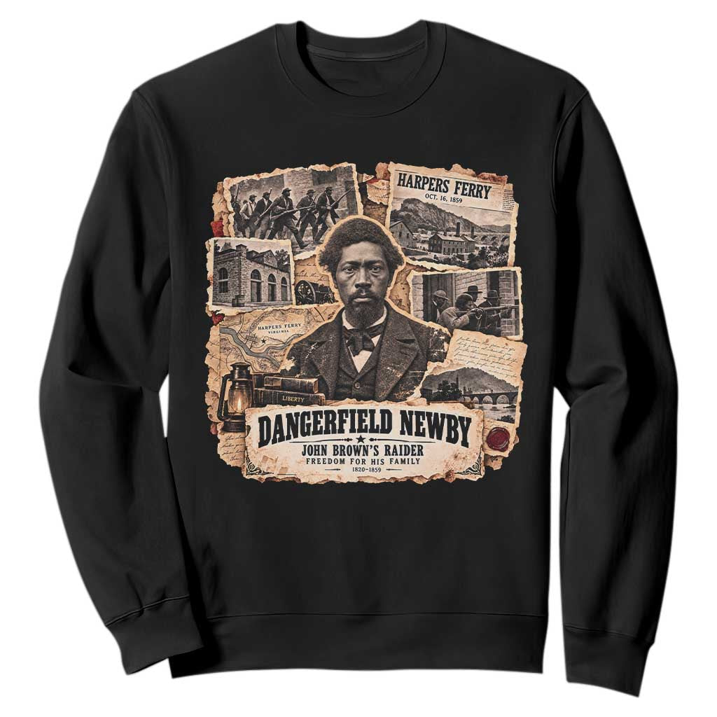 Dangerfield Newby Abolitionist Black History Sweatshirt Vintage Harpers Ferry Raid 1859 Freedom Pioneer Aesthetic