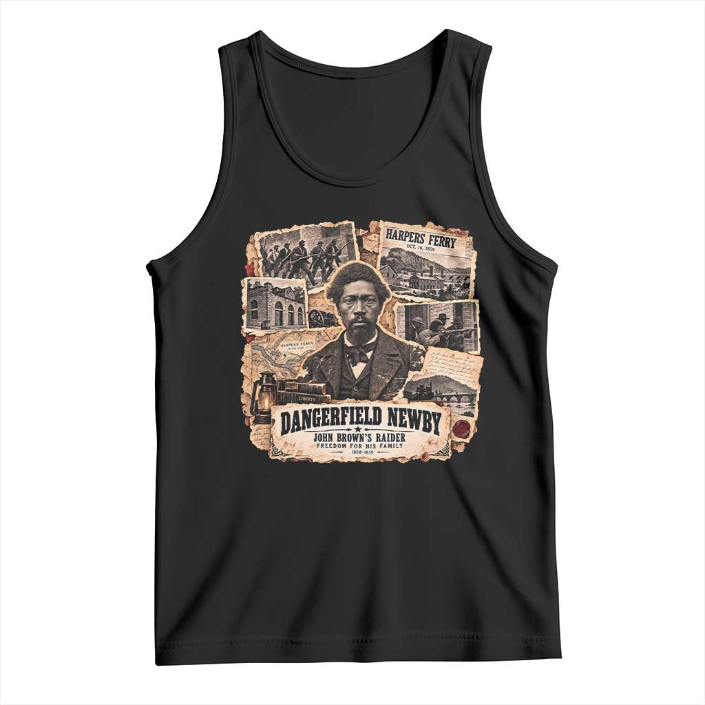Dangerfield Newby Abolitionist Black History Tank Top Vintage Harpers Ferry Raid 1859 Freedom Pioneer Aesthetic
