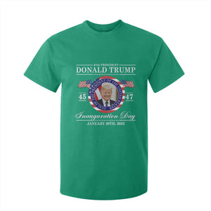 President Donald Trump Inauguration Day 2025 Memorabilia T Shirt For Kid TS10 Irish Green Print Your Wear