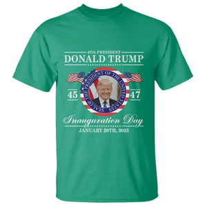 President Donald Trump Inauguration Day 2025 Memorabilia T Shirt TS10 Irish Green Print Your Wear