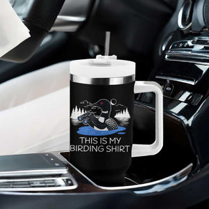 Funny Birding Tumbler With Handle Loon Bird Watching TS10 Print Your Wear