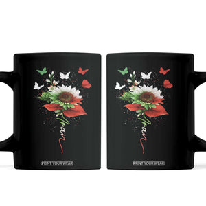 Iran Coffee Mug Free Iran Protest Sunflower Flag TS10 Black Print Your Wear