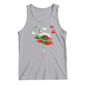 Iran Tank Top Free Iran Protest Sunflower Flag TS10 Athletic Heather Print Your Wear