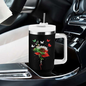Iran Tumbler With Handle Free Iran Protest Sunflower Flag TS10 Print Your Wear