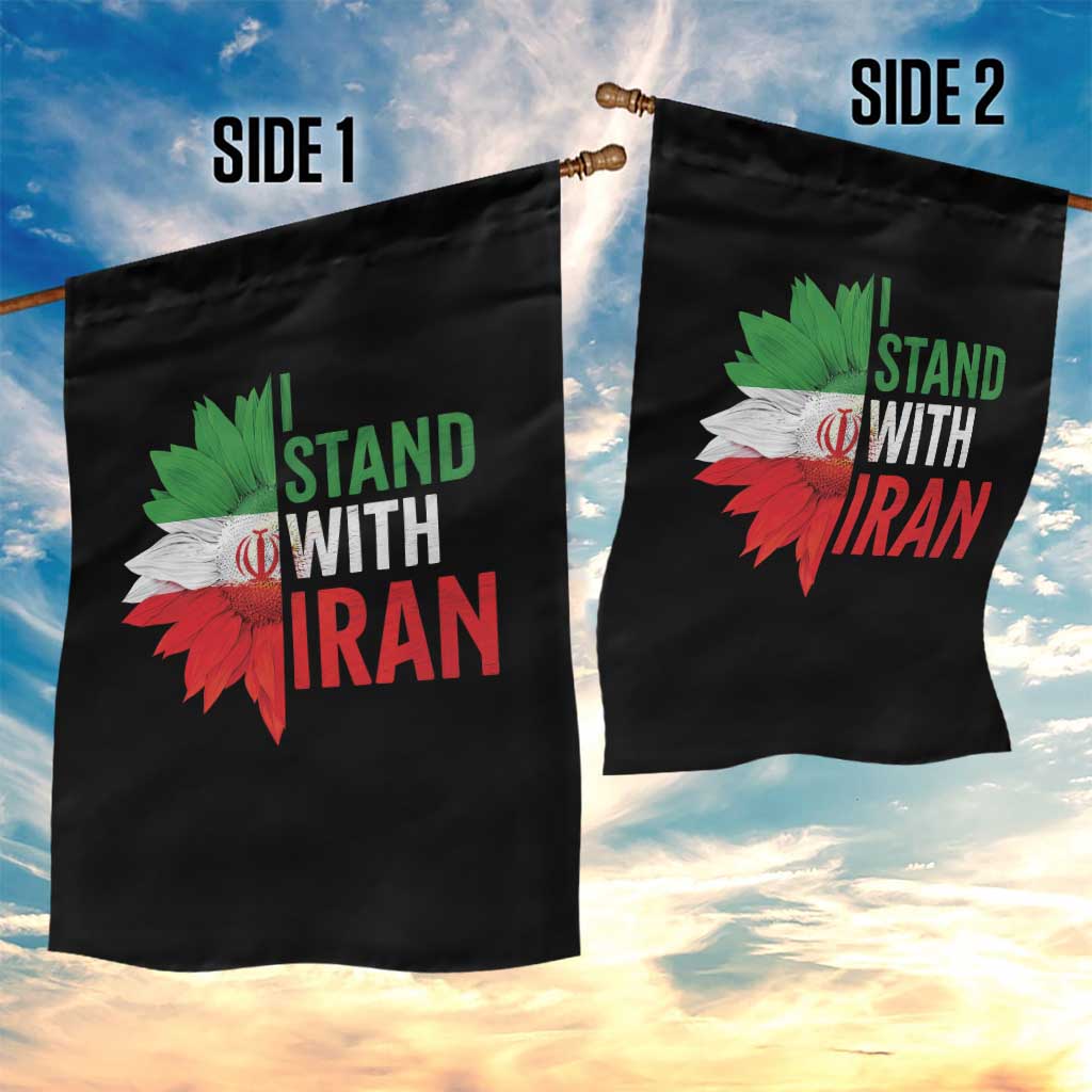 Sunflower Iran Flag Garden Flag Persian Freedom I Stand With Iran TS10 Print Your Wear