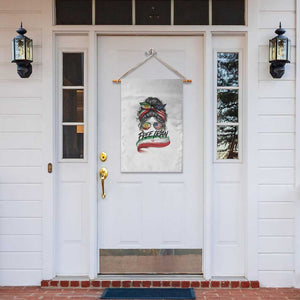 Free Iran Garden Flag Persian American Pride Lion Sun Flag Messy Bun TS10 Print Your Wear