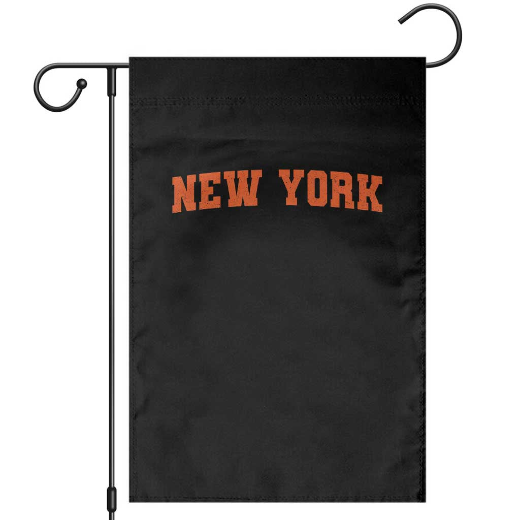 New York Garden Flag Vintage Varsity Sports Throwback Design TS10 Black Print Your Wear