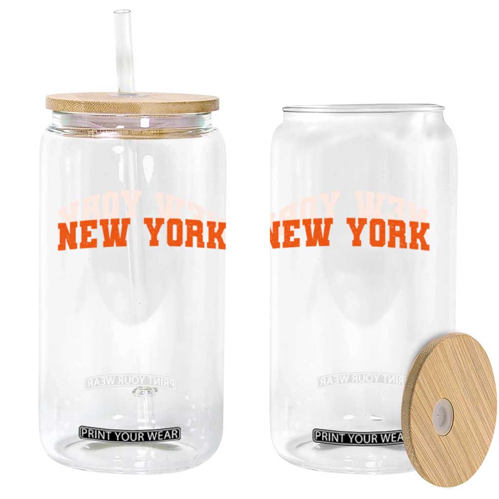 New York Glass Can Vintage Varsity Sports Throwback Design TS10 Print Your Wear