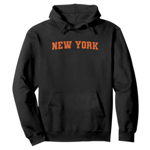 New York Hoodie Vintage Varsity Sports Throwback Design TS10 Black Print Your Wear