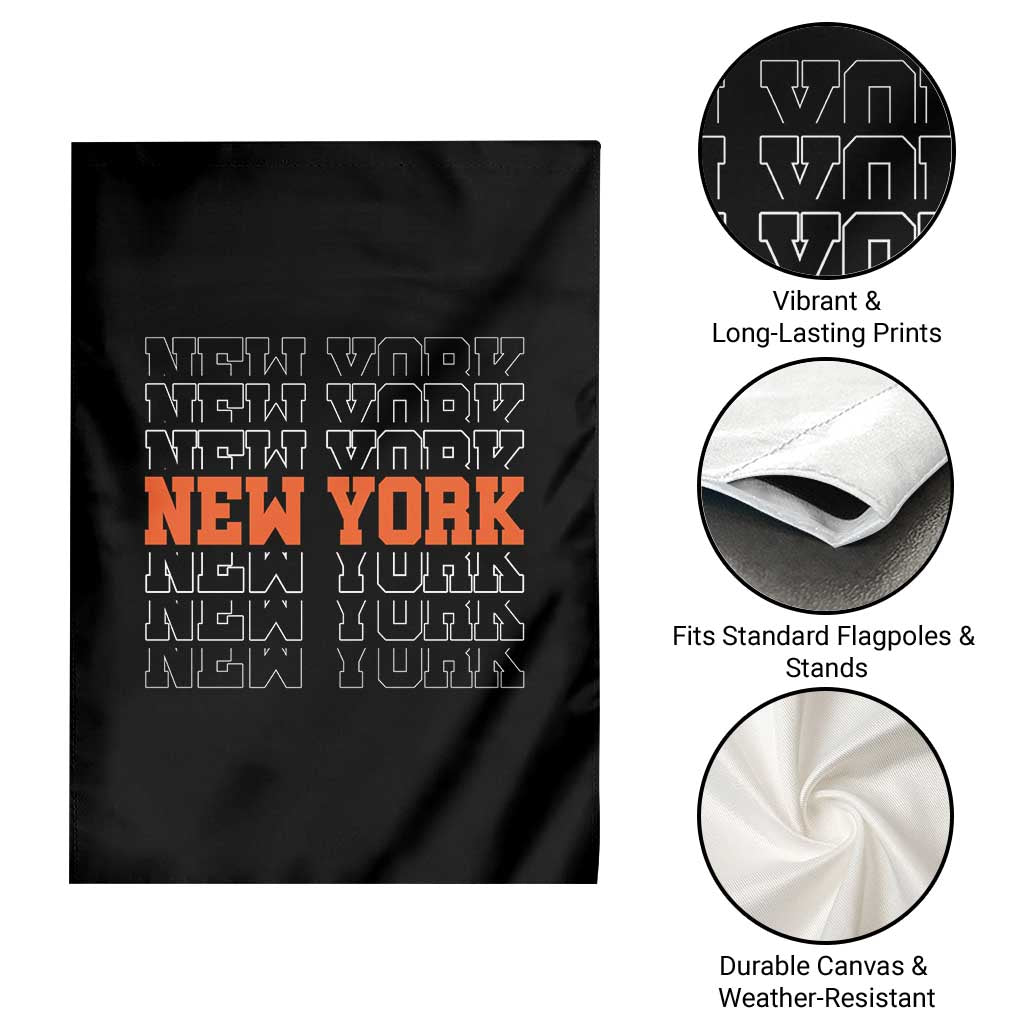 Vintage New York Garden Flag Name Retro Design TS10 Print Your Wear