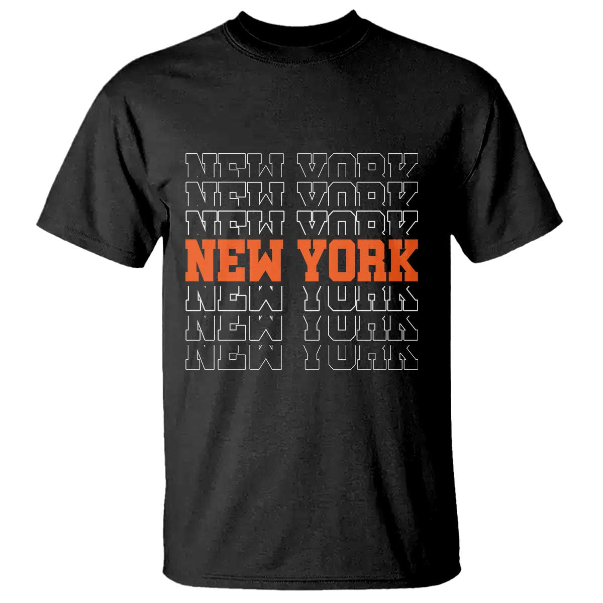 Vintage New York T Shirt Name Retro Design TS10 Black Print Your Wear