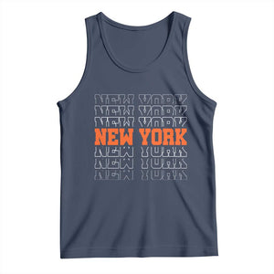 Vintage New York Tank Top Name Retro Design TS10 Navy Print Your Wear