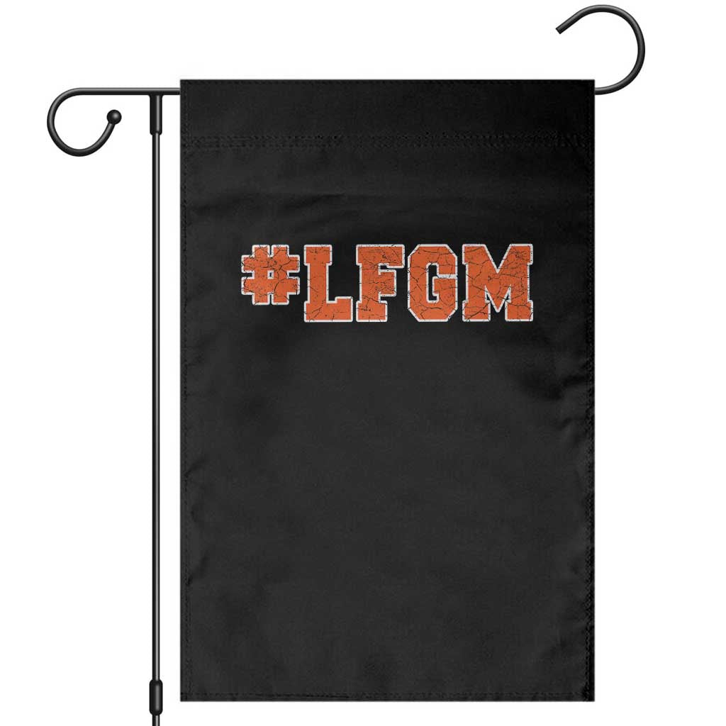 LFGM Garden Flag Vintage Retro Throwback Design TS10 Black Print Your Wear