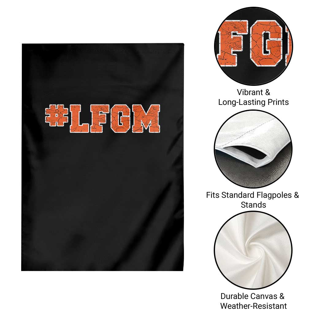 LFGM Garden Flag Vintage Retro Throwback Design TS10 Print Your Wear