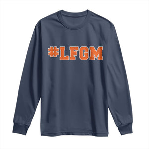 LFGM Long Sleeve Shirt Vintage Retro Throwback Design TS10 Navy Print Your Wear