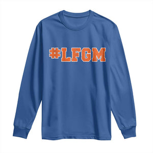 LFGM Long Sleeve Shirt Vintage Retro Throwback Design TS10 Royal Blue Print Your Wear
