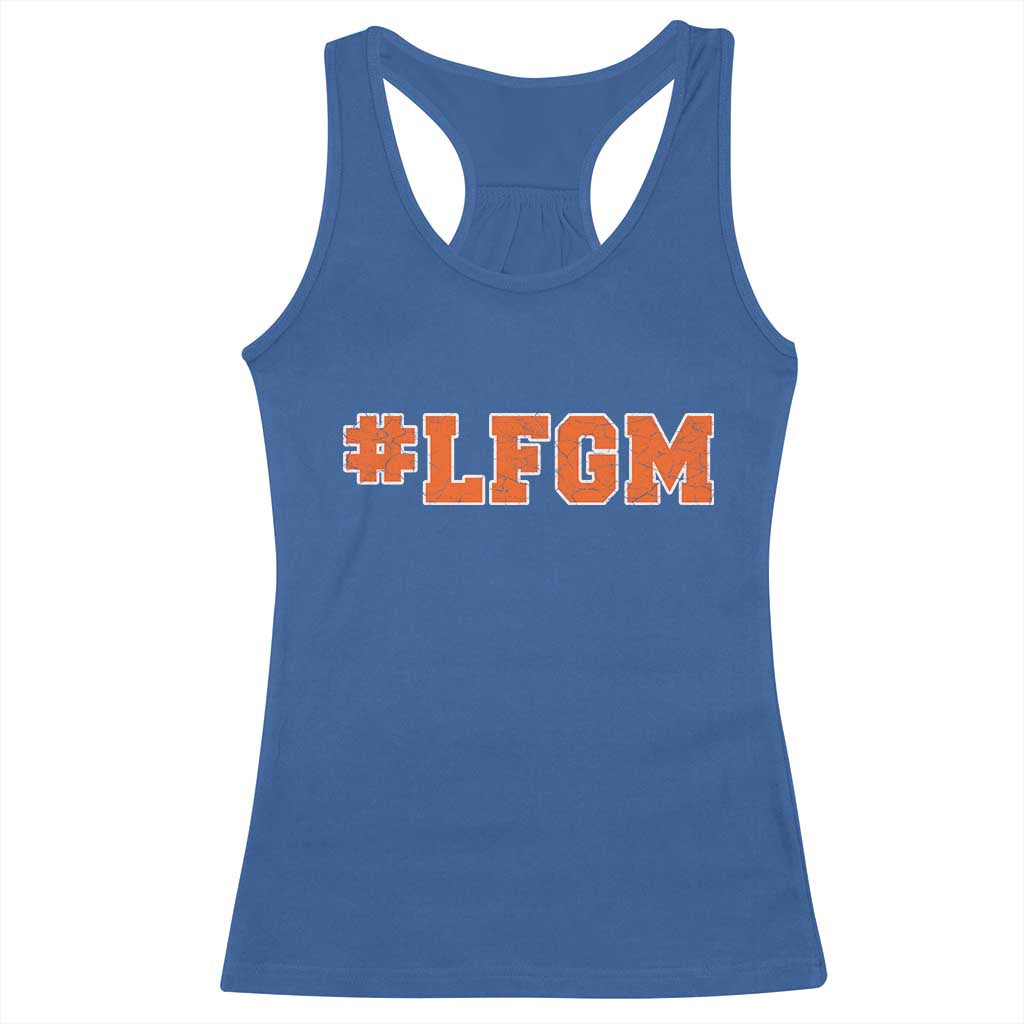 LFGM Racerback Tank Top Vintage Retro Throwback Design TS10 Royal Blue Print Your Wear