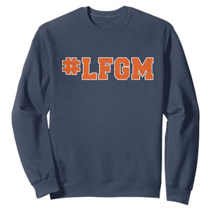 LFGM Sweatshirt Vintage Retro Throwback Design TS10 Navy Print Your Wear