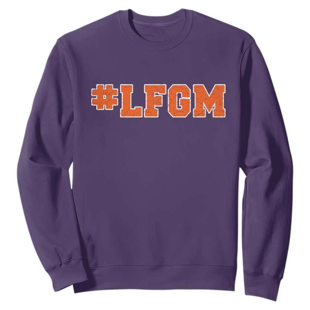 LFGM Sweatshirt Vintage Retro Throwback Design TS10 Purple Print Your Wear