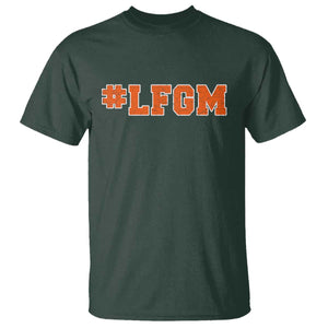 LFGM T Shirt Vintage Retro Throwback Design TS10 Dark Forest Green Print Your Wear