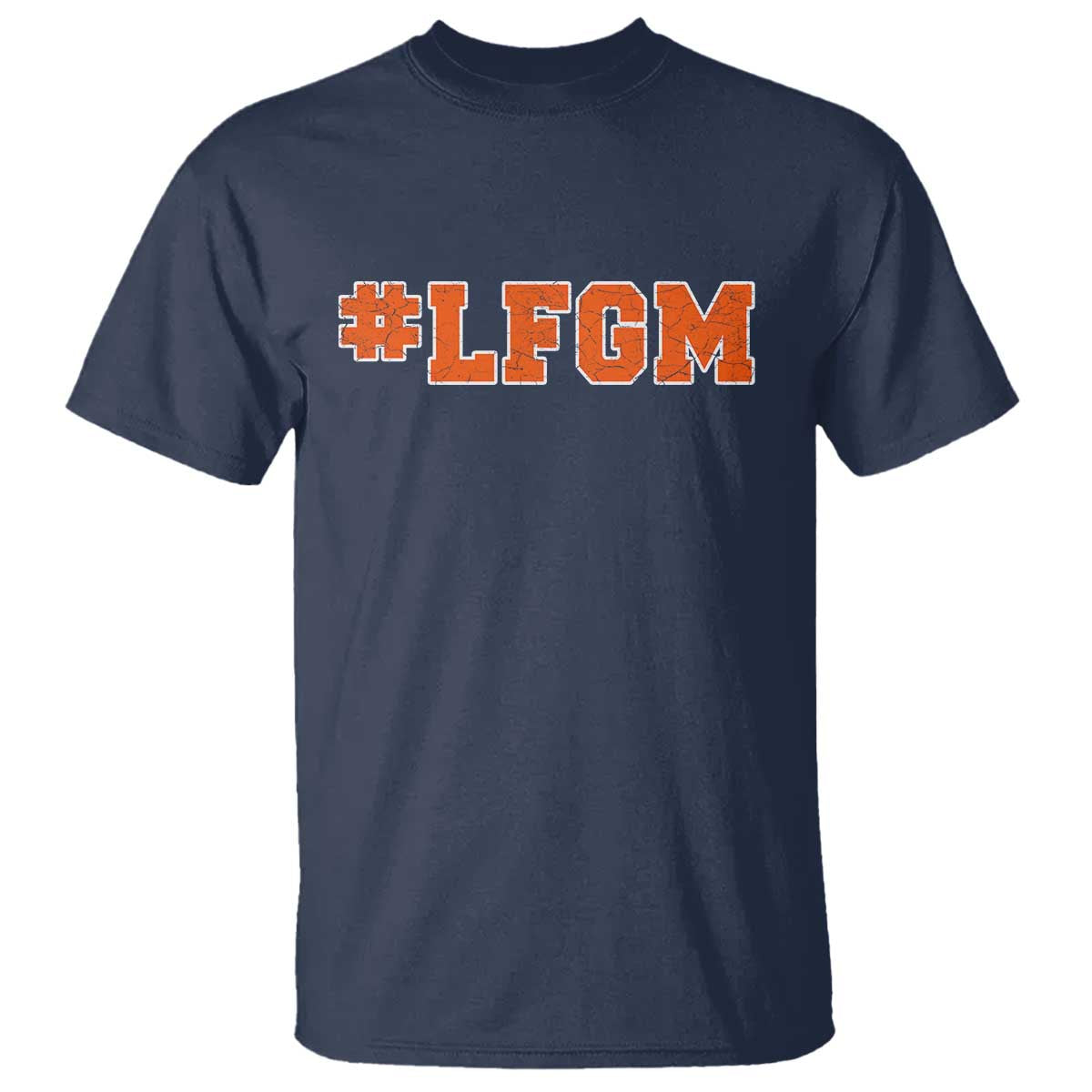 LFGM T Shirt Vintage Retro Throwback Design TS10 Navy Print Your Wear
