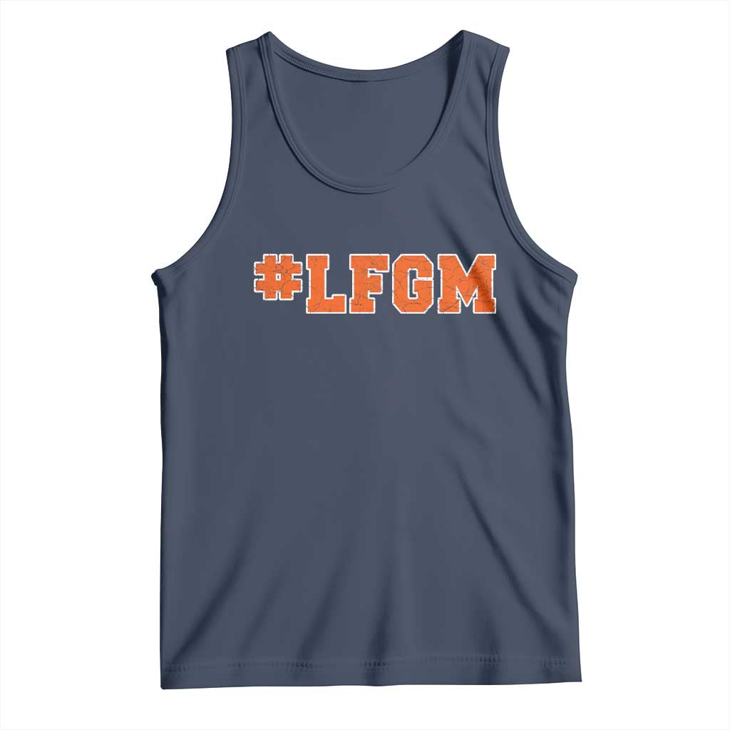 LFGM Tank Top Vintage Retro Throwback Design TS10 Navy Print Your Wear