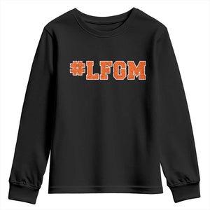 LFGM Youth Sweatshirt Vintage Retro Throwback Design TS10 Black Print Your Wear