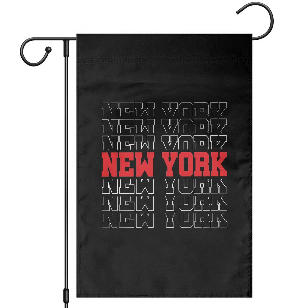 New York Vintage Garden Flag State Pride Classic Throwback Design TS10 Black Print Your Wear