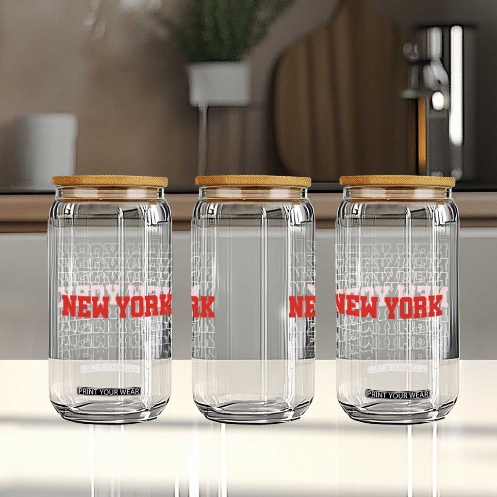New York Vintage Glass Can State Pride Classic Throwback Design TS10 Print Your Wear