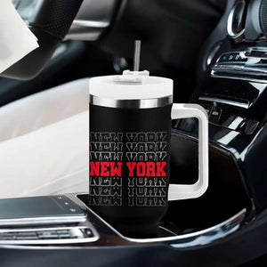 New York Vintage Tumbler With Handle State Pride Classic Throwback Design TS10 Print Your Wear
