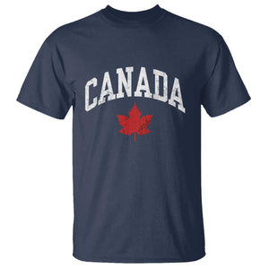 Canada Maple Leaf T Shirt Canadian Pride TS10 Navy Print Your Wear