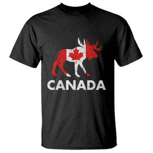 Canada Moose Maple Leaf T Shirt Canadian Pride TS10 Black Print Your Wear
