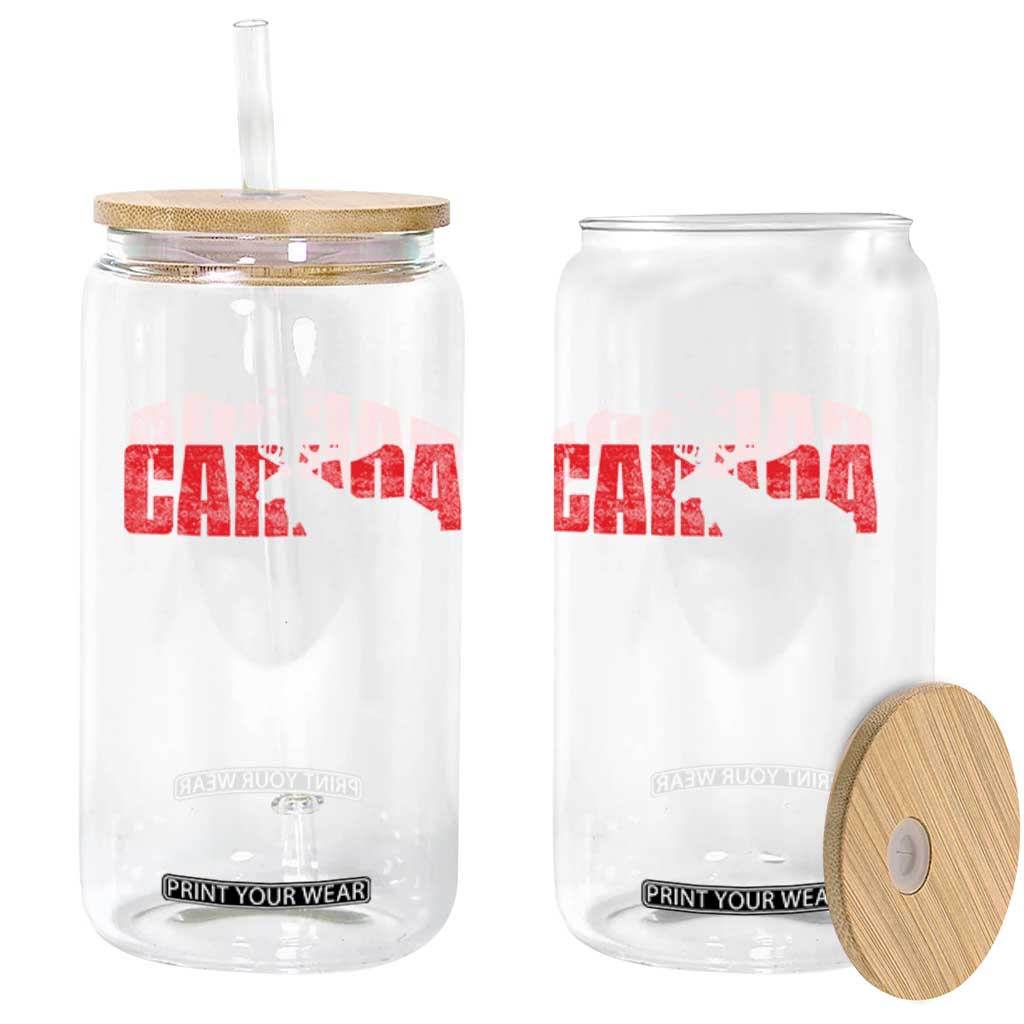 Canada Moose Glass Can Canadian Pride TS10 Print Your Wear