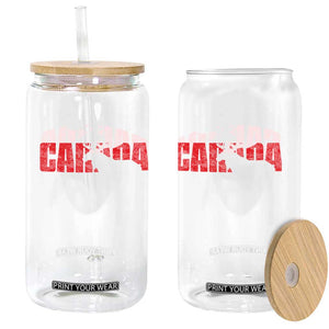 Canada Moose Glass Can Canadian Pride TS10 Print Your Wear