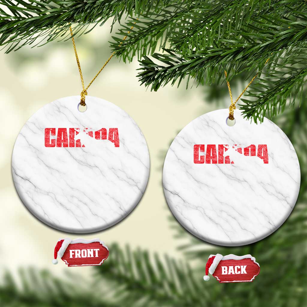 Canada Moose Ceramic Ornament Canadian Pride TS10 1pc White Marble Print Your Wear