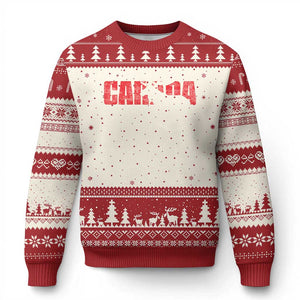 Canada Moose Ugly Christmas Sweater Canadian Pride TS10 Beige Red Print Your Wear