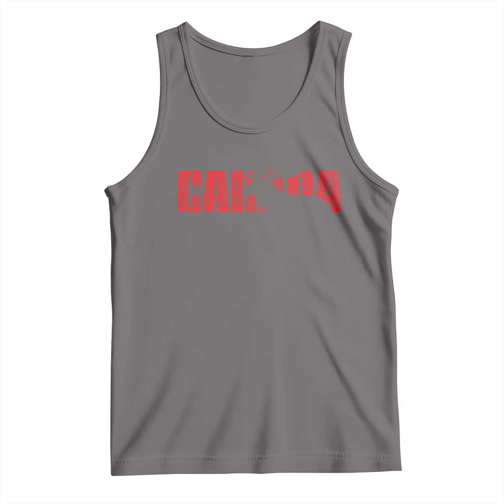 Canada Moose Tank Top Canadian Pride TS10 Deep Heather Print Your Wear