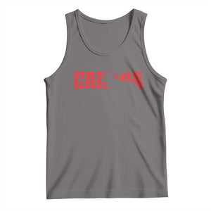 Canada Moose Tank Top Canadian Pride TS10 Deep Heather Print Your Wear