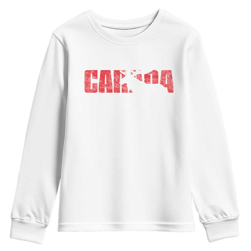Canada Moose Youth Sweatshirt Canadian Pride TS10 White Print Your Wear