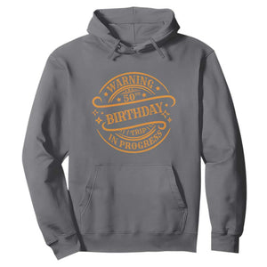 50th Birthday Trip Hoodie Retro Funny Milestone Vacation TS10 Charcoal Print Your Wear