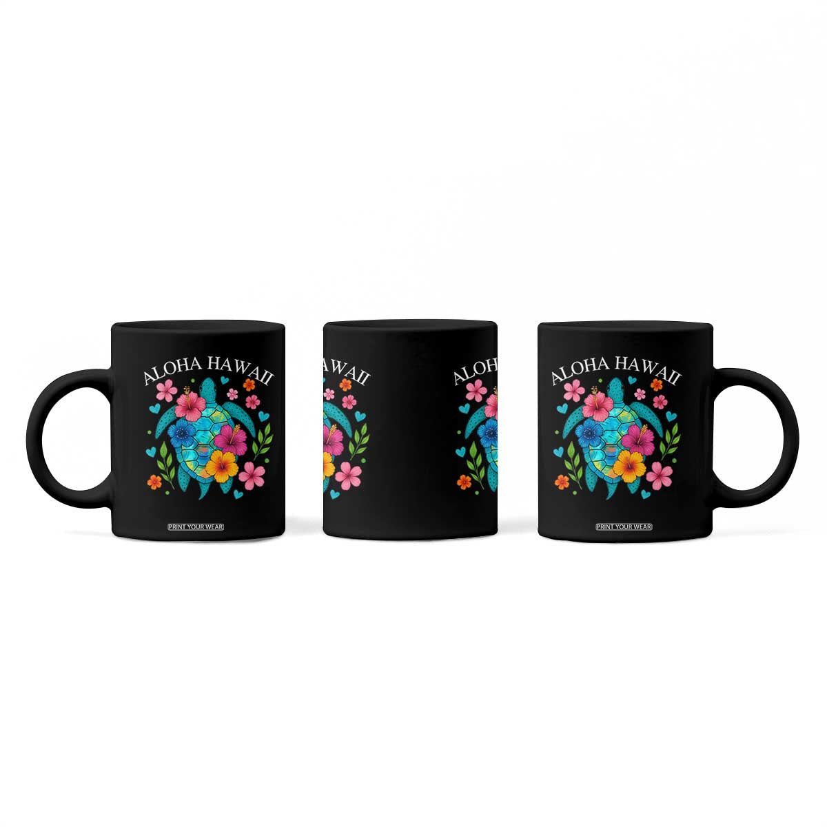 Aloha Hawaii Coffee Mug Sea Turtle Summer Hawaiian Island TS10 Print Your Wear