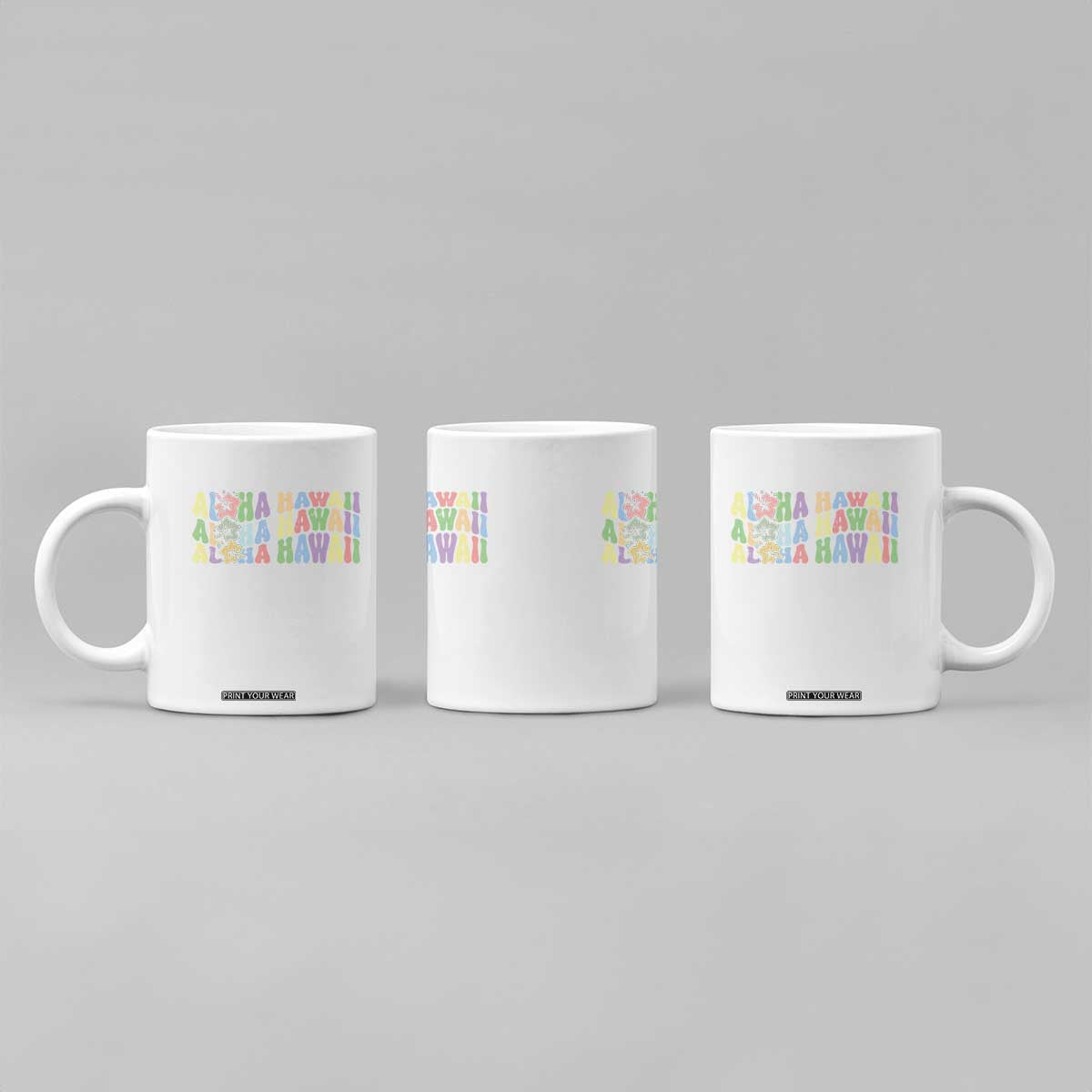 Aloha Hawaii Coffee Mug Flower Summer Hawaiian Island TS10 Print Your Wear