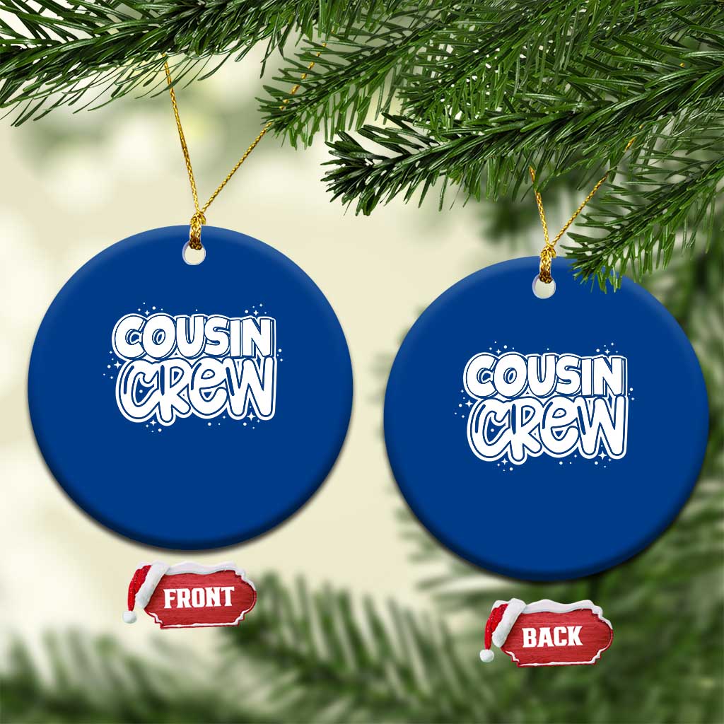 Cousin Crew Ceramic Ornament Cute Matching Cousins Summer Beach Vacation TS10 1pc Blue Print Your Wear