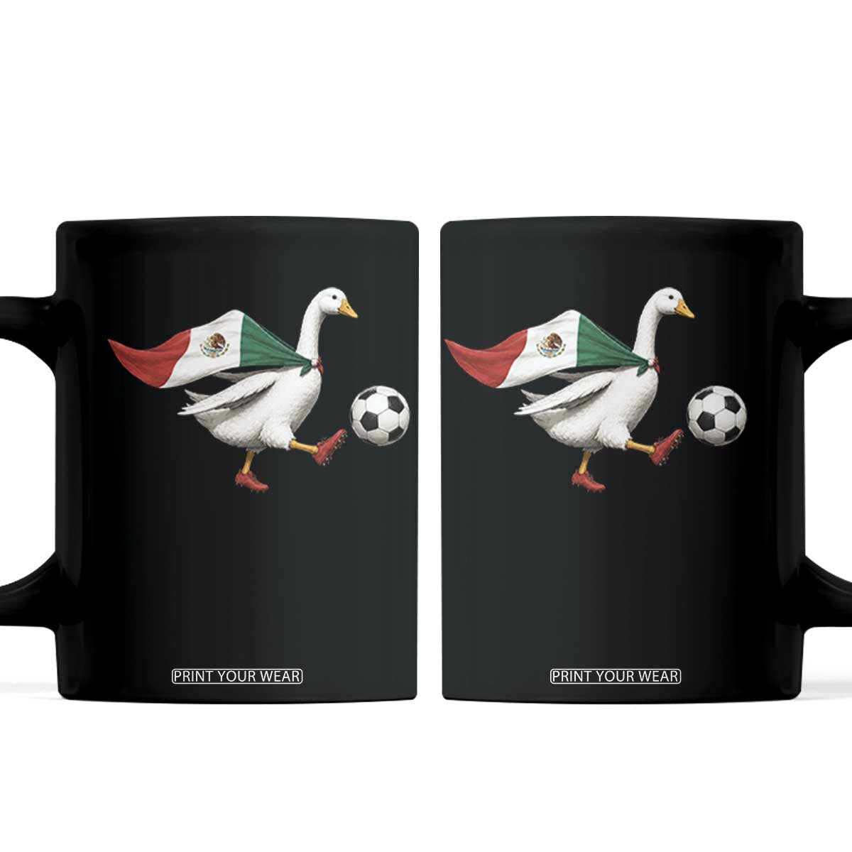 Mexico Soccer Goose Coffee Mug Mexico Futbol Fan TS10 Black Print Your Wear