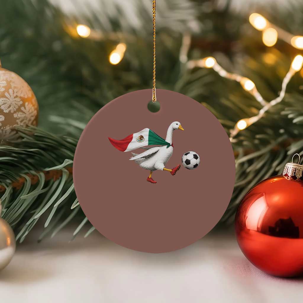 Mexico Soccer Goose Ceramic Ornament Mexico Futbol Fan TS10 1pc Mocha Print Your Wear